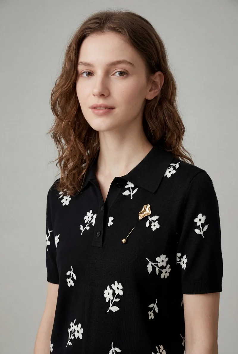 Gold Stick Pin on Model