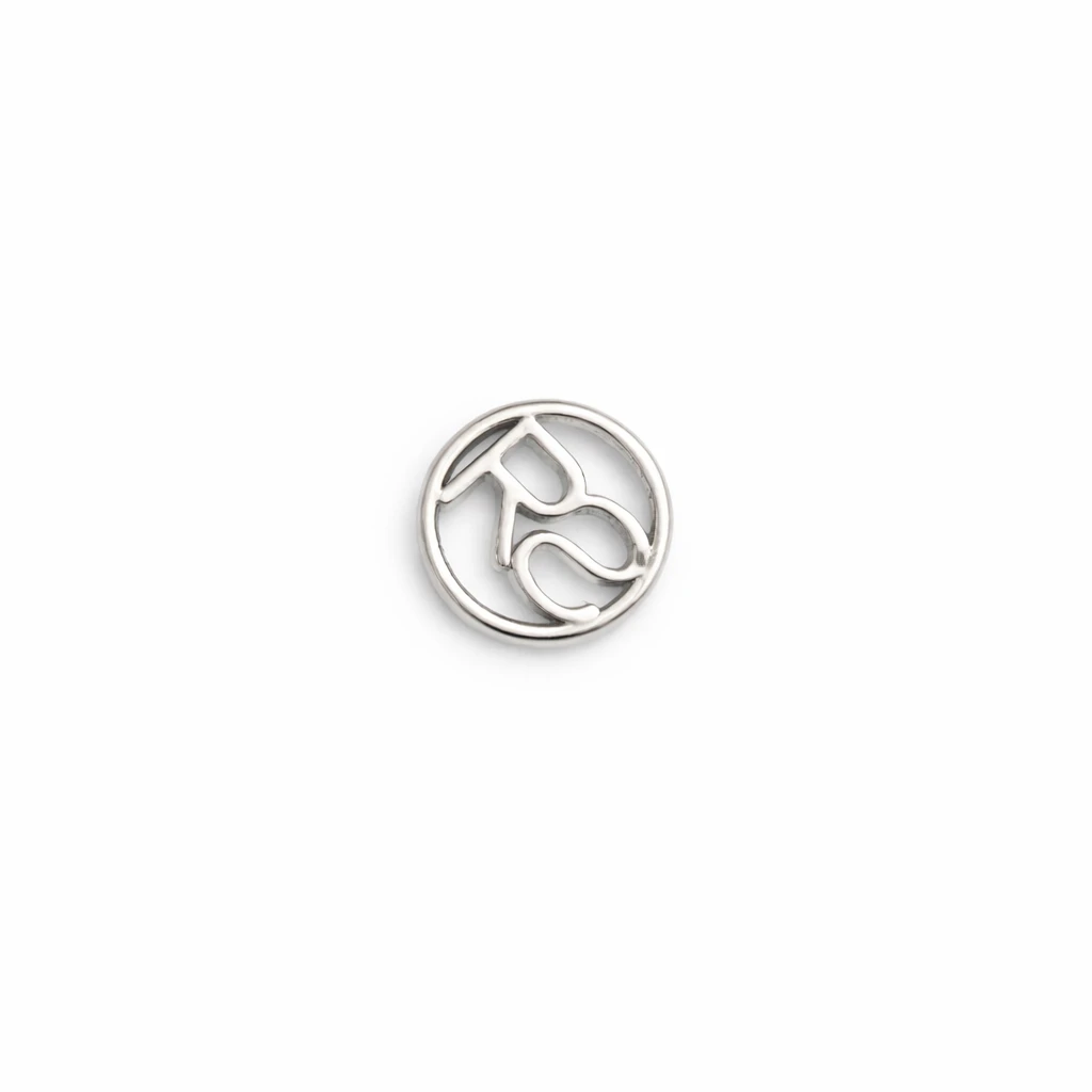 Hollow Circle Letter Logo Label