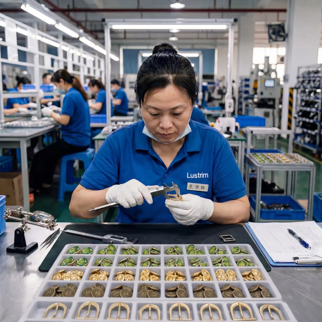 Lustrim metal accessories manufacturer — fashion hardware production