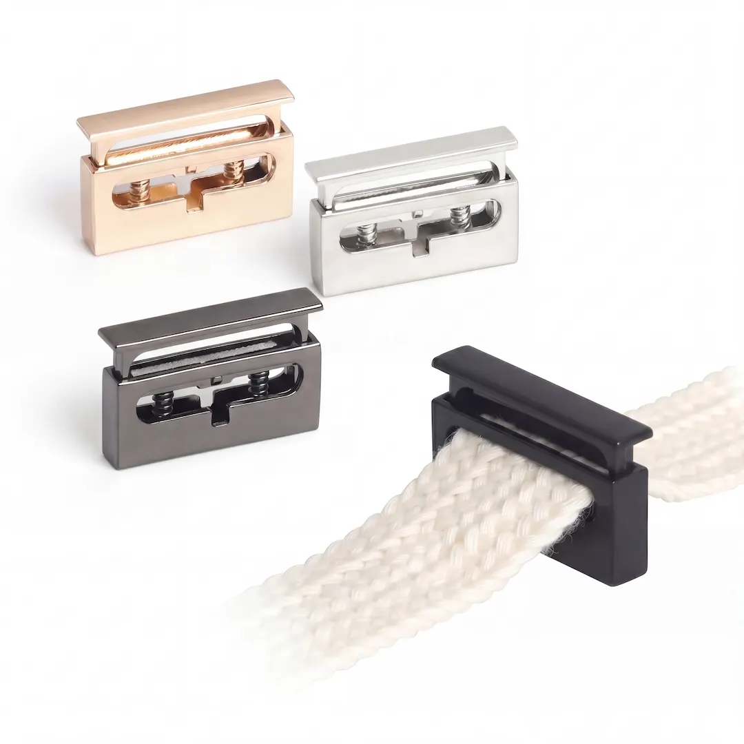 Rectangular Metal Cord Locks