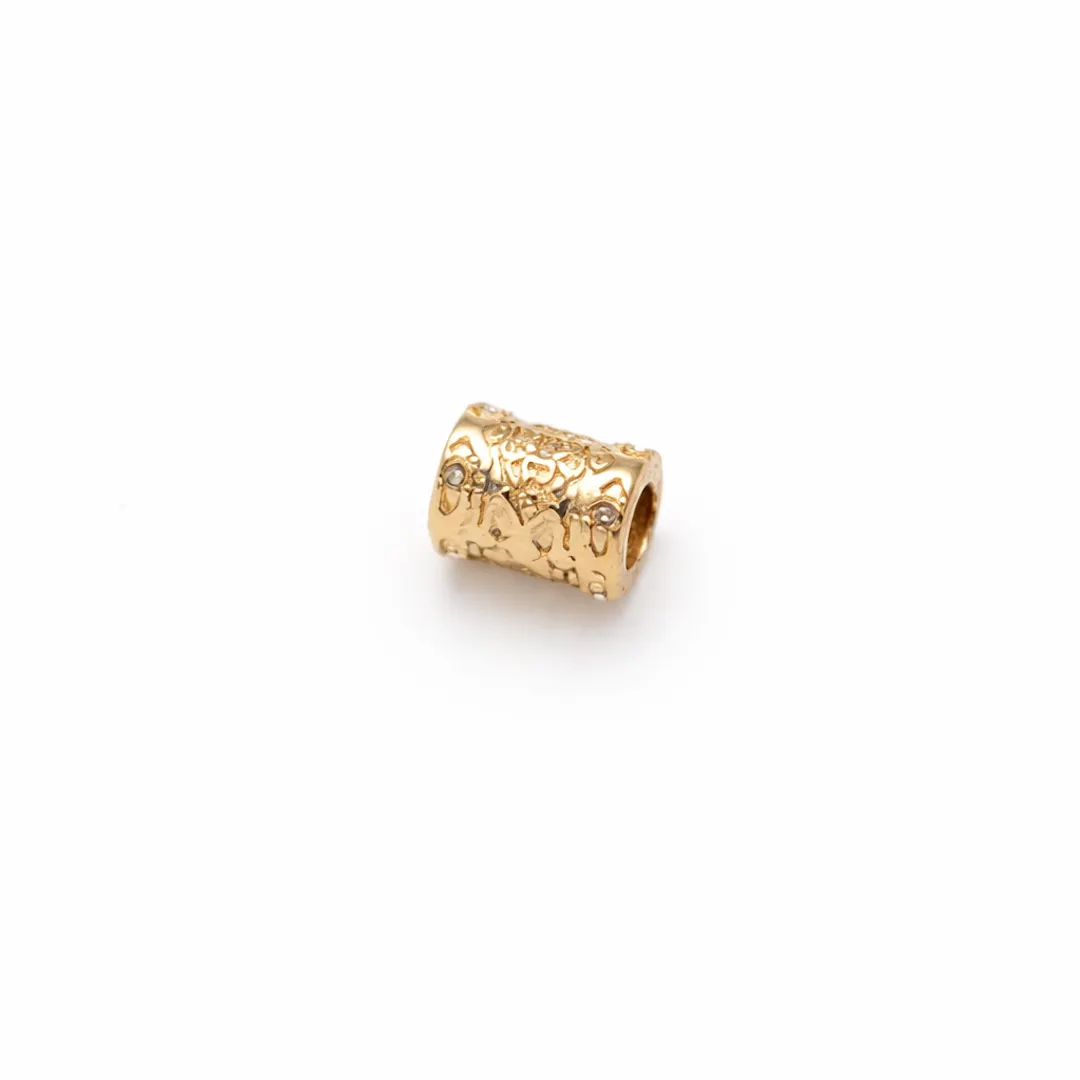 Textured Gold Cord End Cap