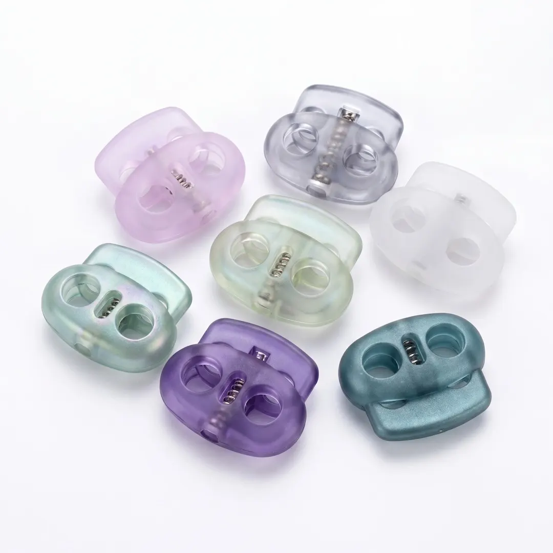 Transparent Plastic Cord Stoppers