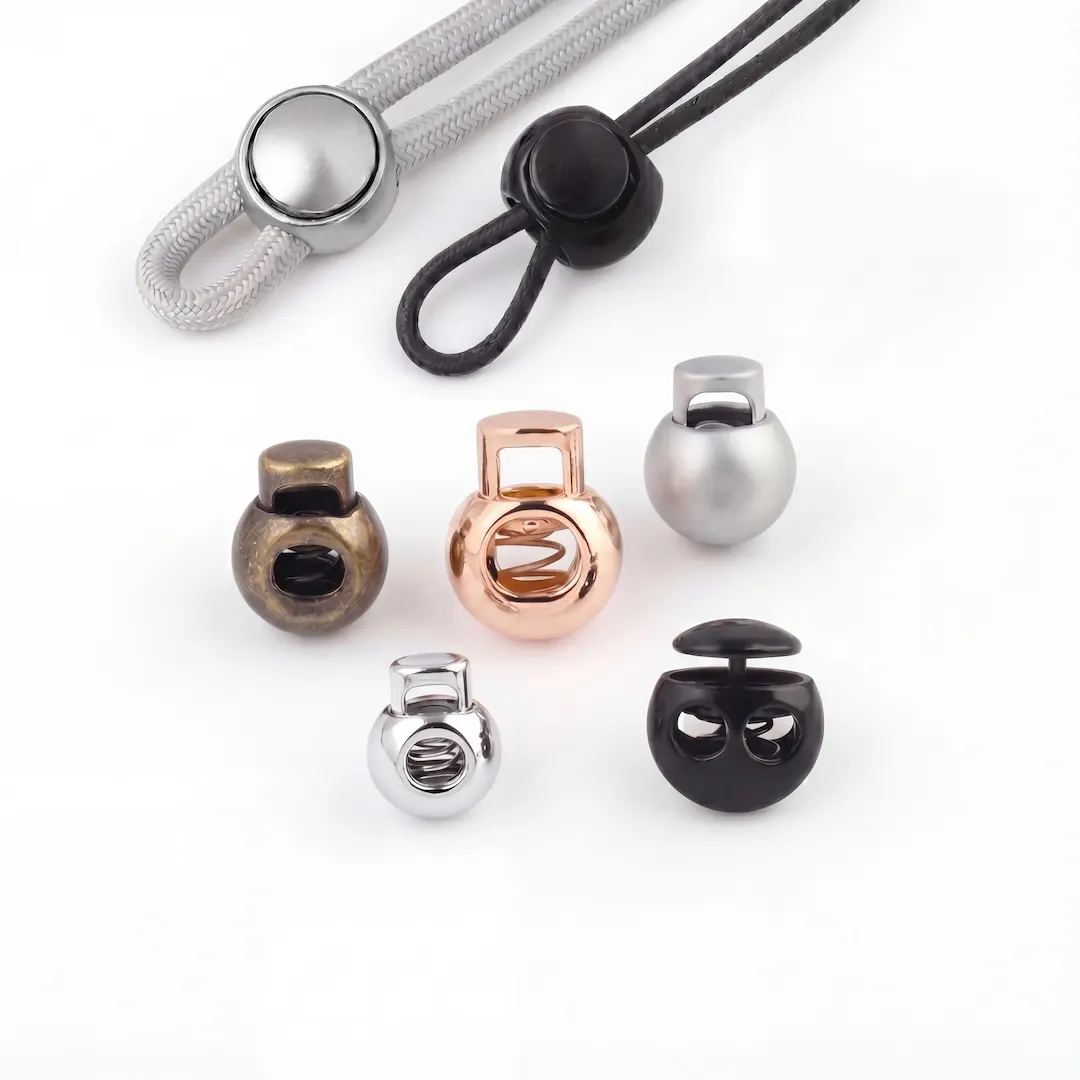 Various Finishes Metal Cord Stoppers