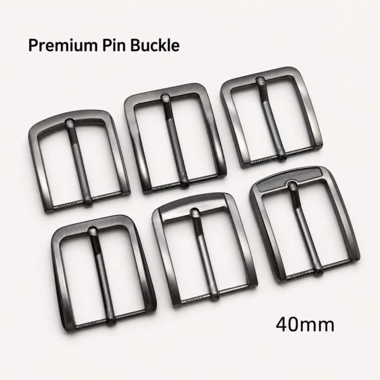 Brushed Gunmetal Premium pin Buckle